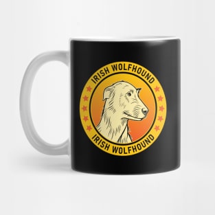 Irish Wolfhound Dog Portrait Mug